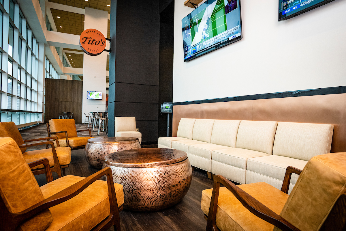 Tito’s Lounge in the 7up City Club on January 9, 2022 at FirstEnergy Stadium.